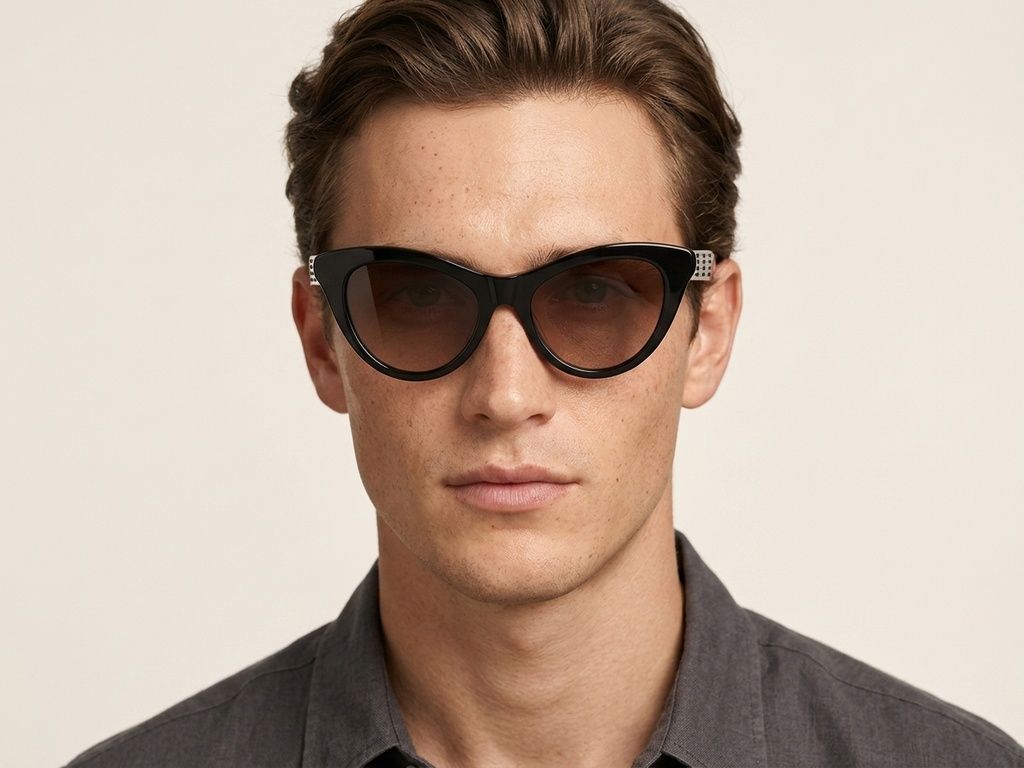 Butterfly Green Acetate Sunglasses #BS2012-1286