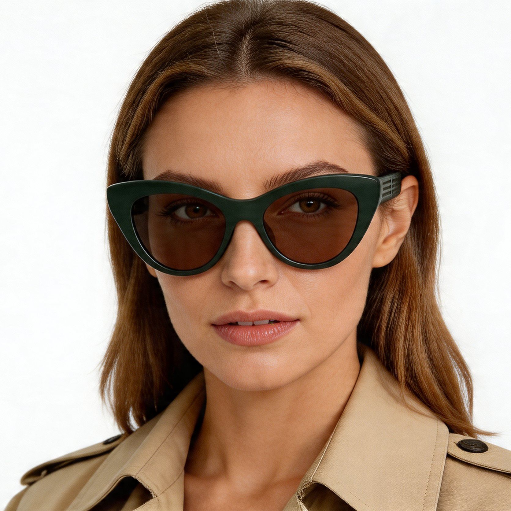 Butterfly Green Acetate Sunglasses #BS2012-1286