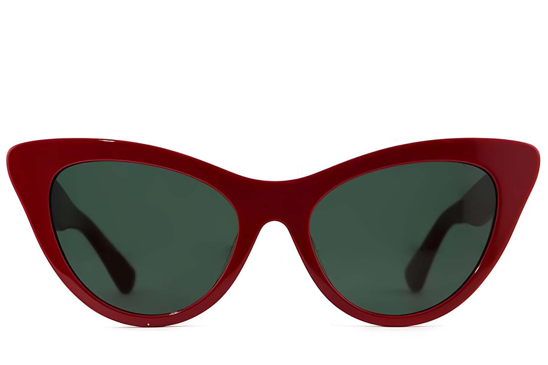 Butterfly Red Acetate Sunglasses #BS2012-1289