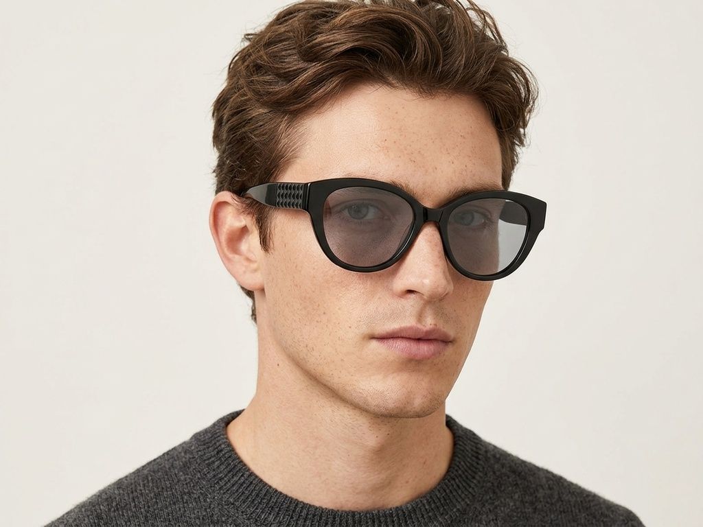 Butterfly Black Acetate Sunglasses #BS2012-1290