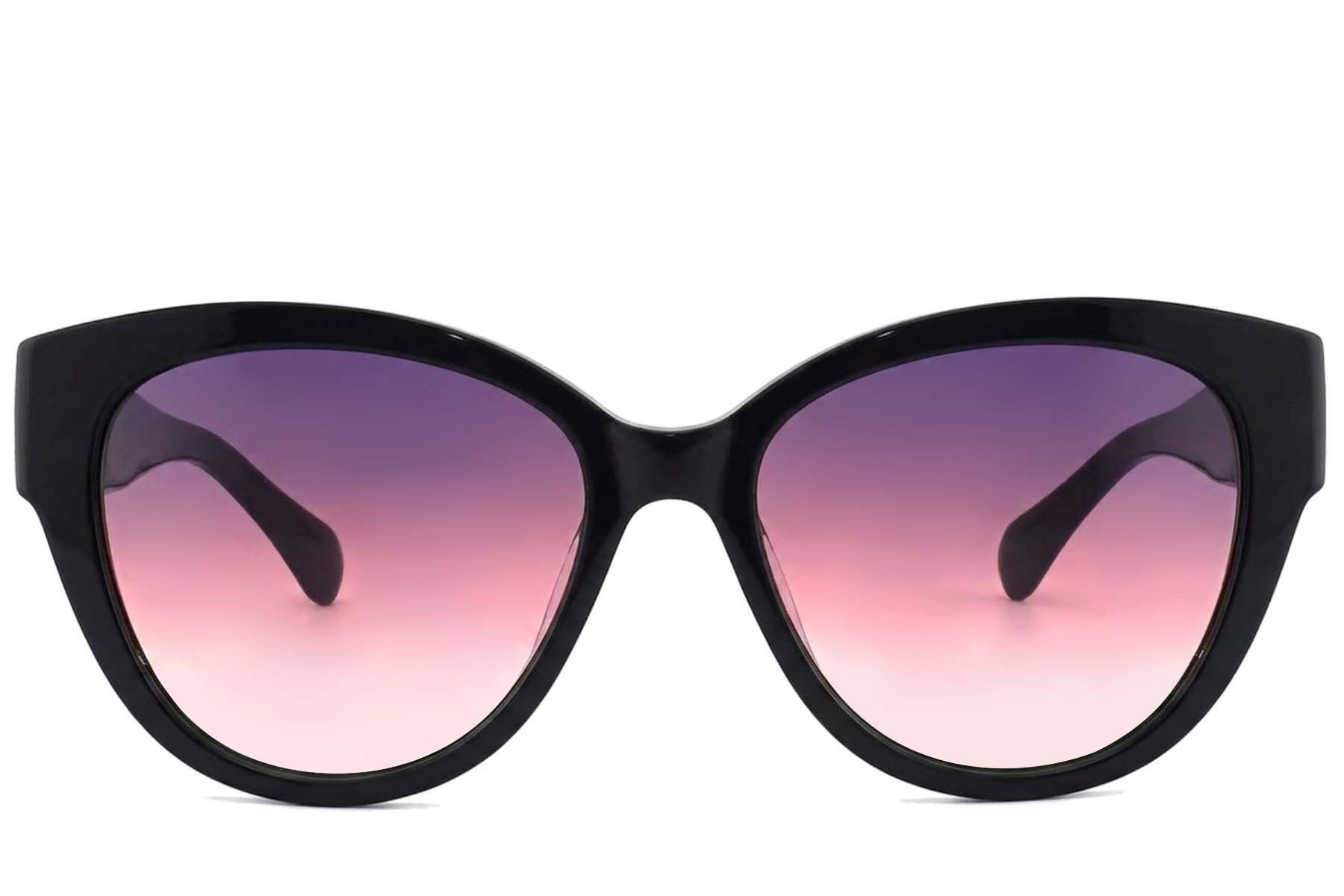 Butterfly Black Acetate Sunglasses #BS2012-1291