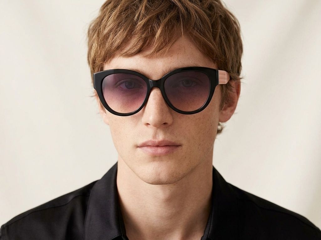 Butterfly Blue Acetate Sunglasses #BS2012-1292