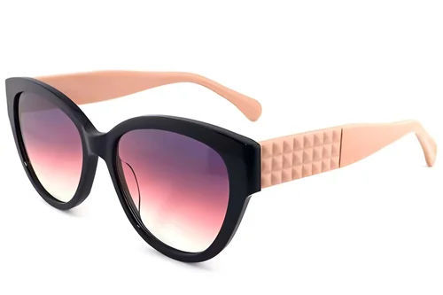 Gafas de sol de acetato azul con forma de mariposa #BS2012-1292