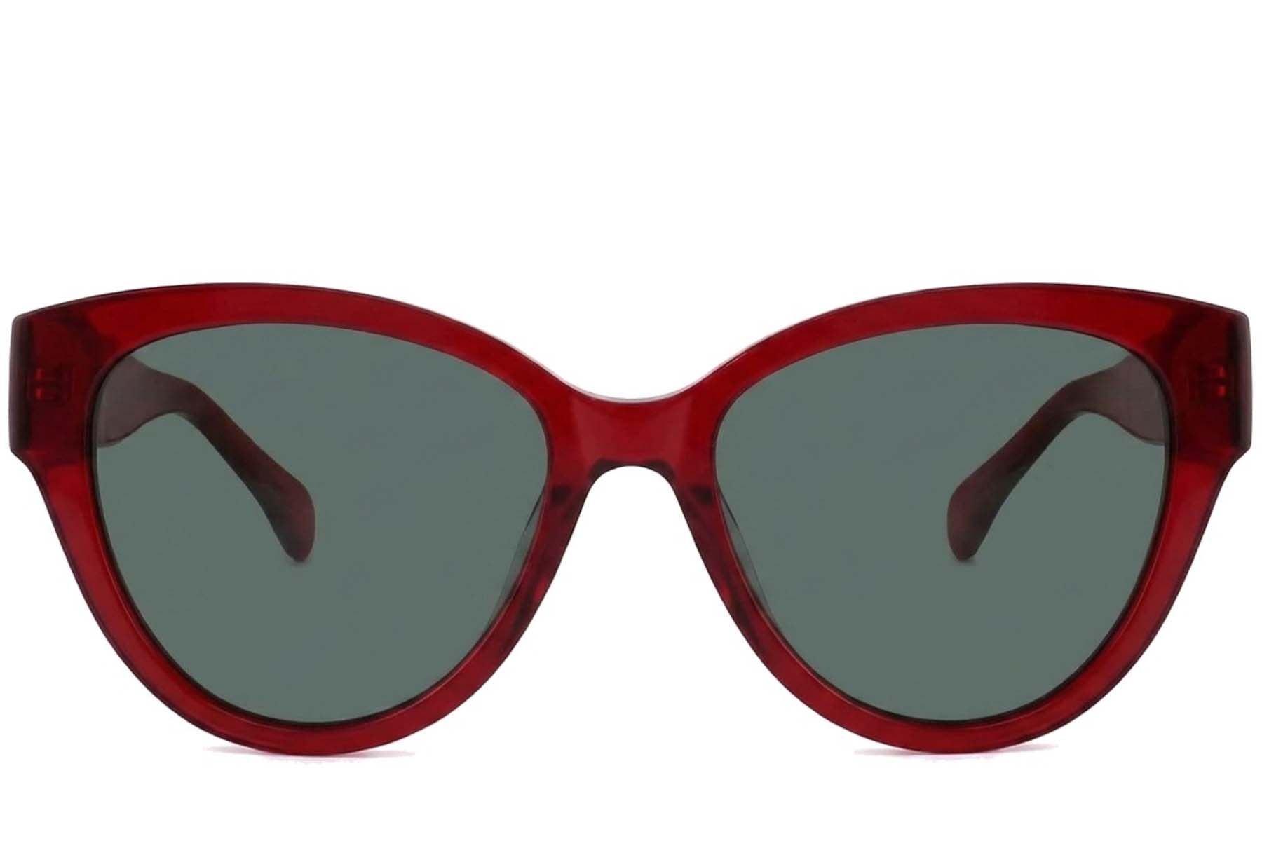 Butterfly Red Acetate Sunglasses #BS2012-1293