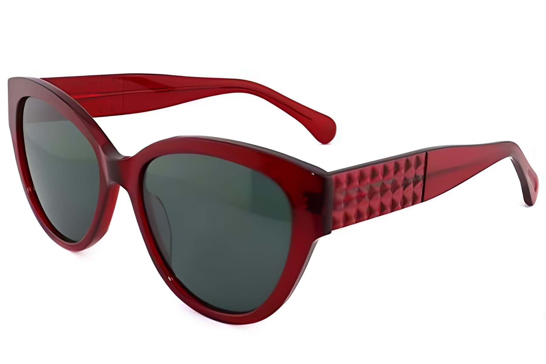 Butterfly Red Acetate Sunglasses #BS2012-1293
