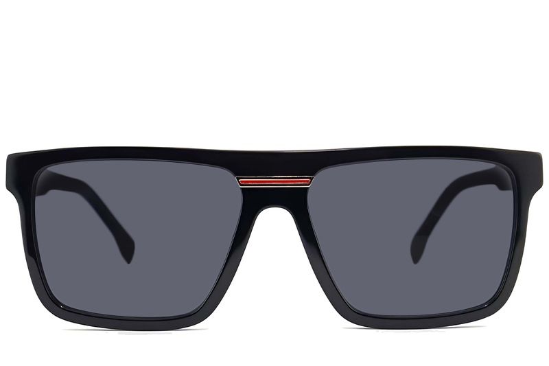 Occhiali da sole modello aviatore in acetato grigio #BS2012-1301