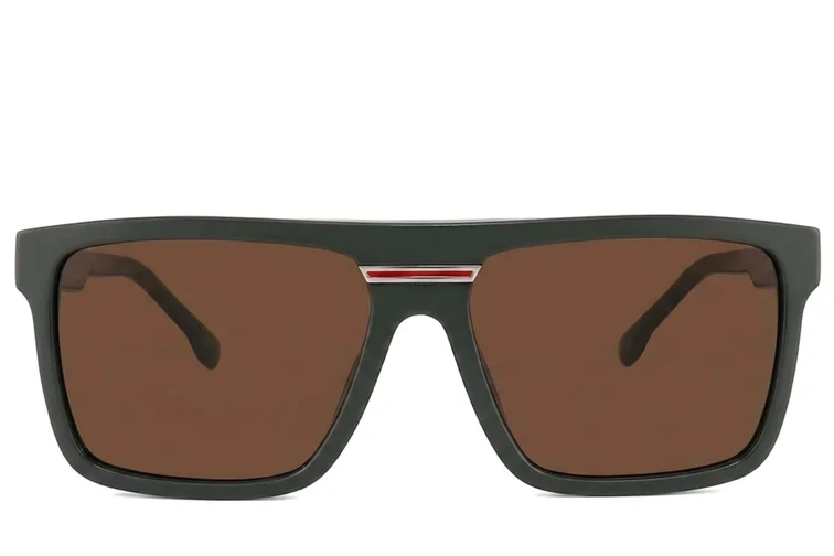 Graue Aviator-Sonnenbrille aus Acetat #BS2012-1304