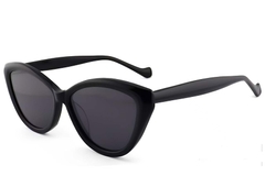 Gafas de sol de acetato negro con forma de mariposa #BS2012-1307