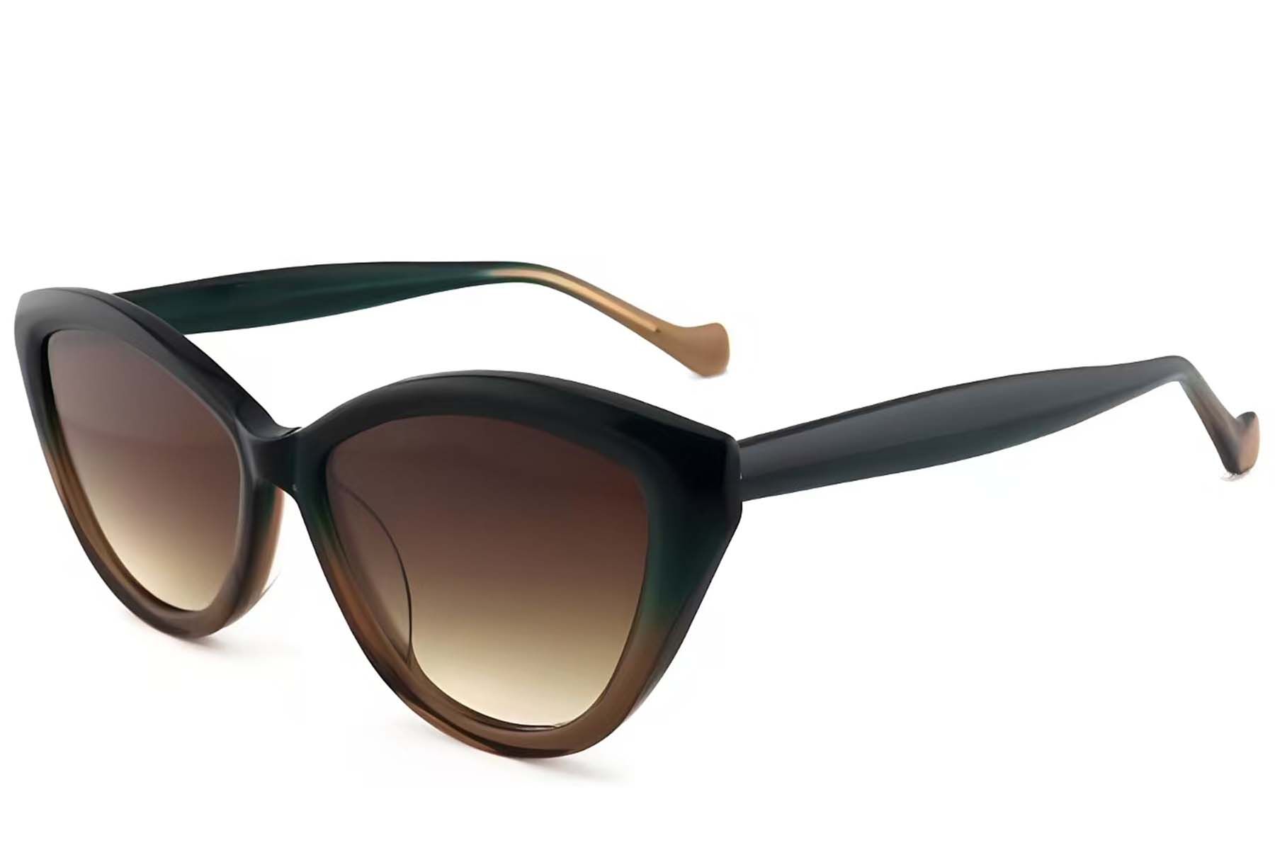Butterfly Brown Acetate Sunglasses #BS2012-1308