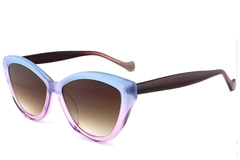 Occhiali da sole a farfalla in acetato viola #BS2012-1309