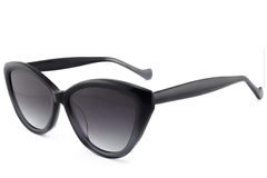 Gafas de sol de acetato gris con forma de mariposa #BS2012-1311