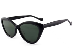 Gafas de sol de acetato negro con forma de mariposa #BS2012-1312