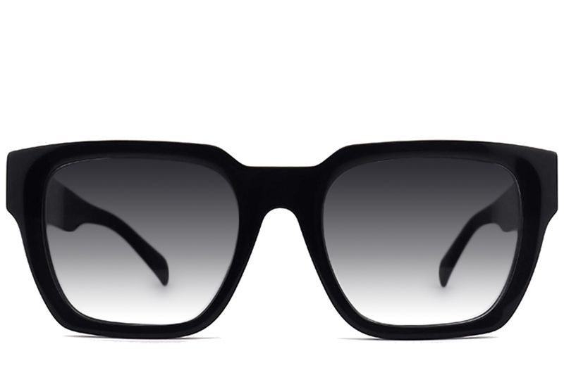 Rectangular Grey Acetate Sunglasses #BS2012-1325