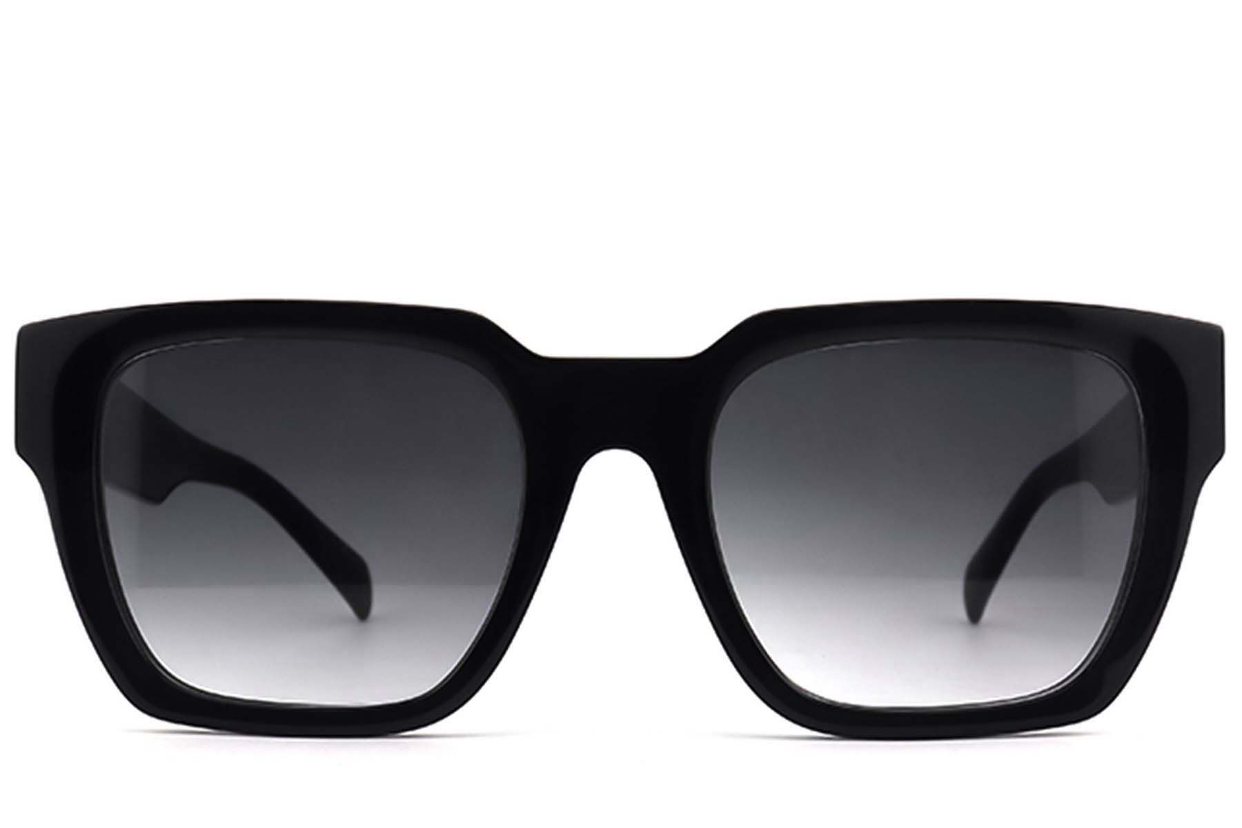 Rectangular Grey Acetate Sunglasses #BS2012-1325