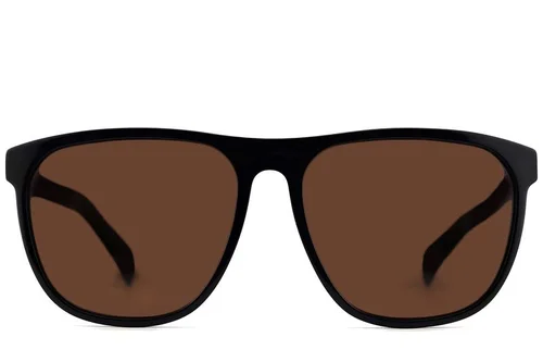 Oval Black Acetate Sunglasses #BS2012-1332