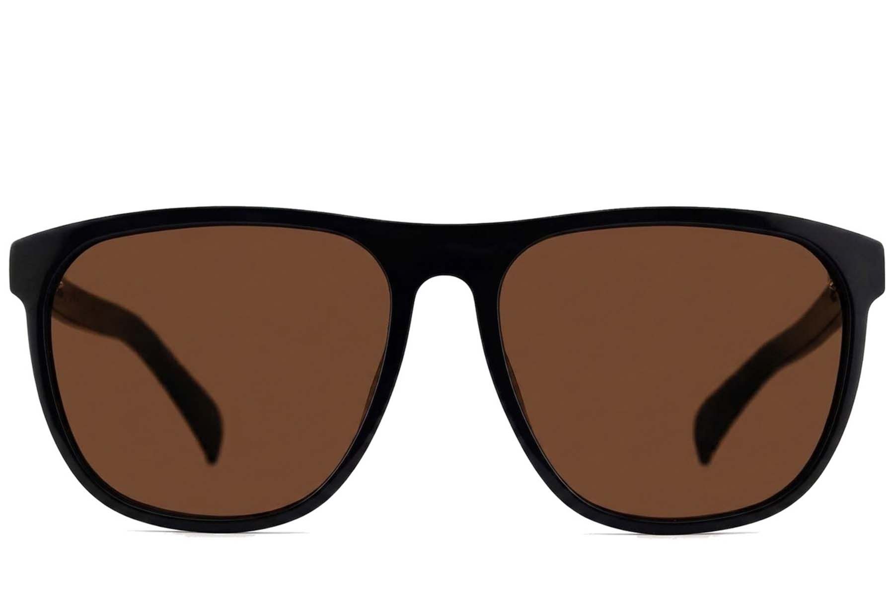 Gafas de sol ovaladas de acetato negro #BS2012-1332