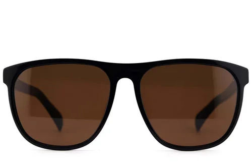 Oval Black Acetate Sunglasses #BS2012-1332