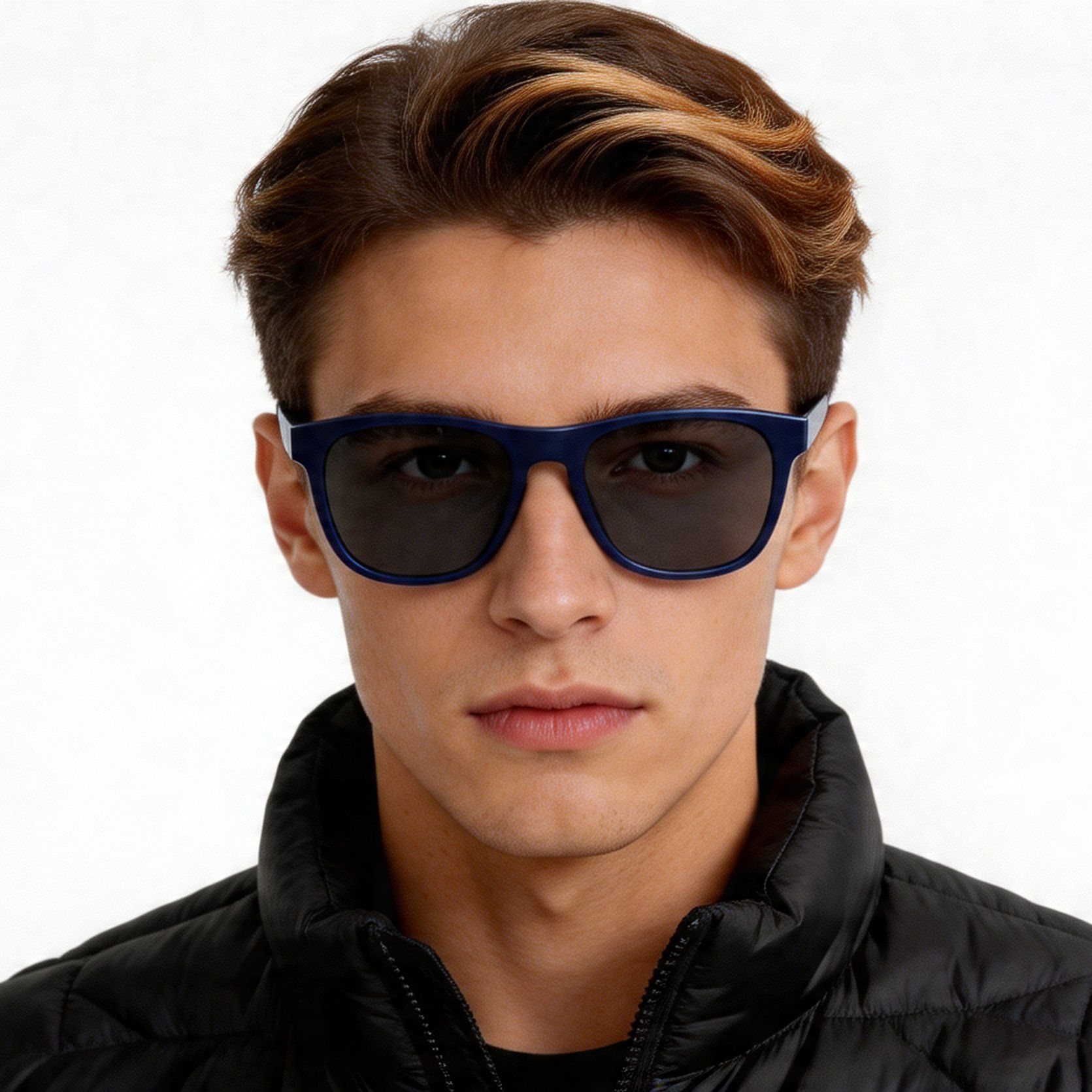 Oval Blue Acetate Sunglasses #BS2012-1335