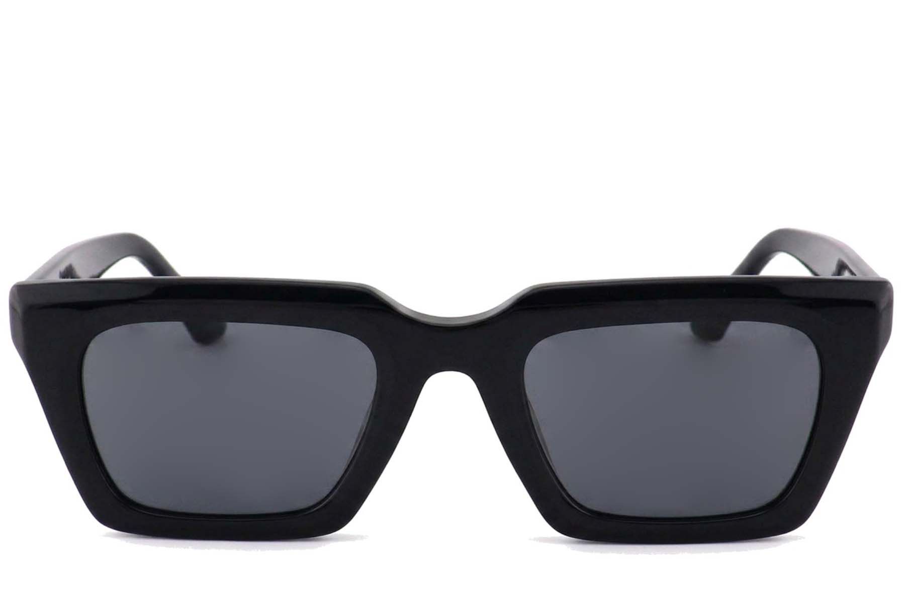 Rectangular Black Acetate Sunglasses #BS2012-1347