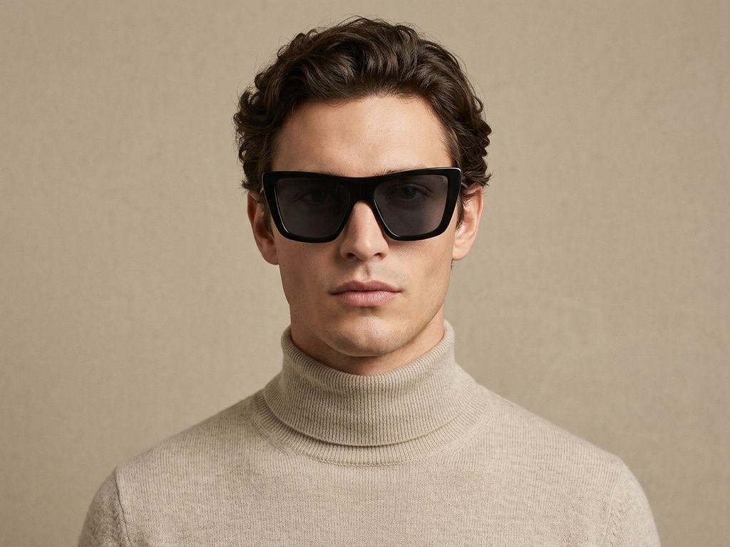 Butterfly Black Acetate Sunglasses #BS2012-1357