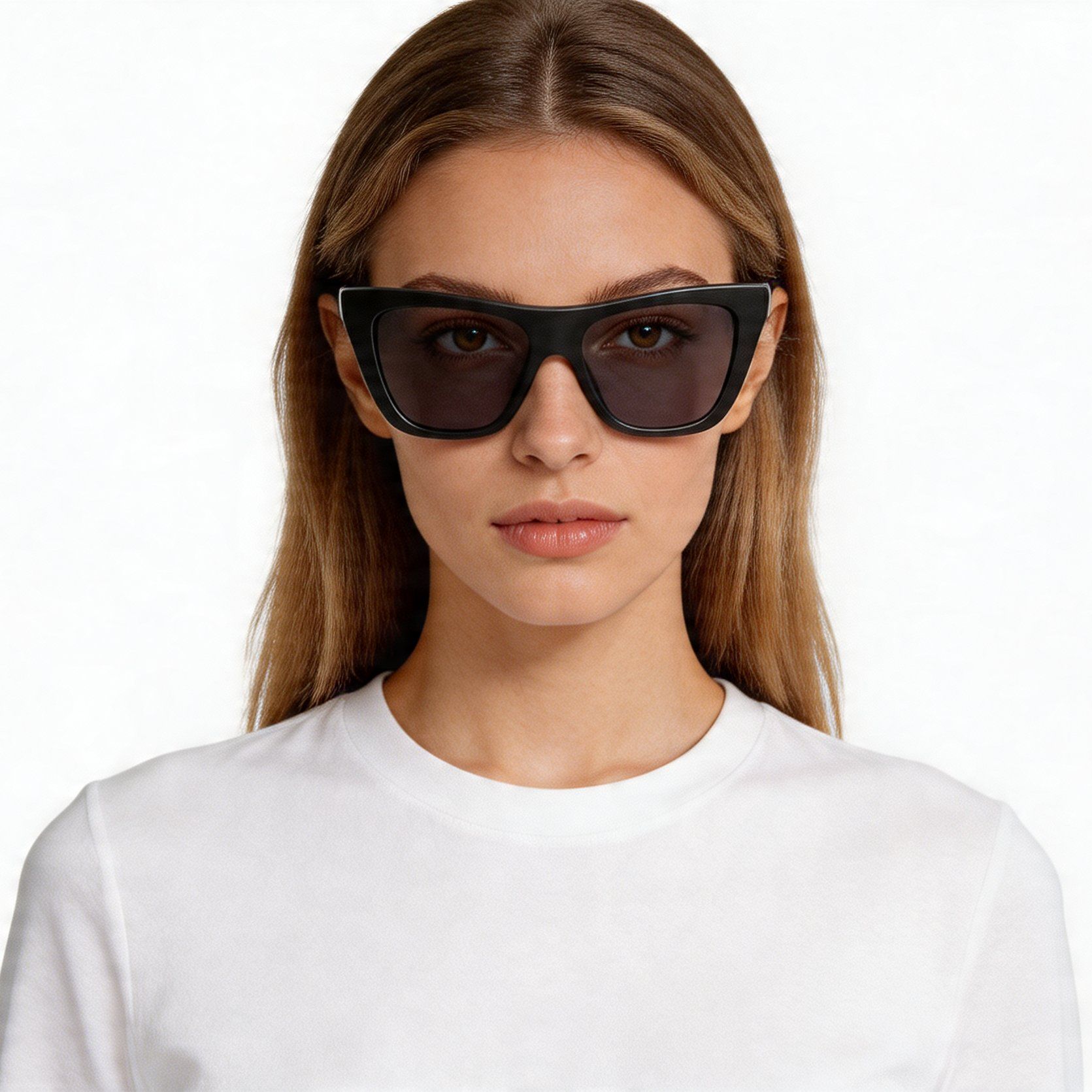 Butterfly Black Acetate Sunglasses #BS2012-1357