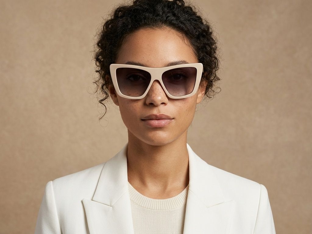 Butterfly Yellow Acetate Sunglasses #BS2012-1361