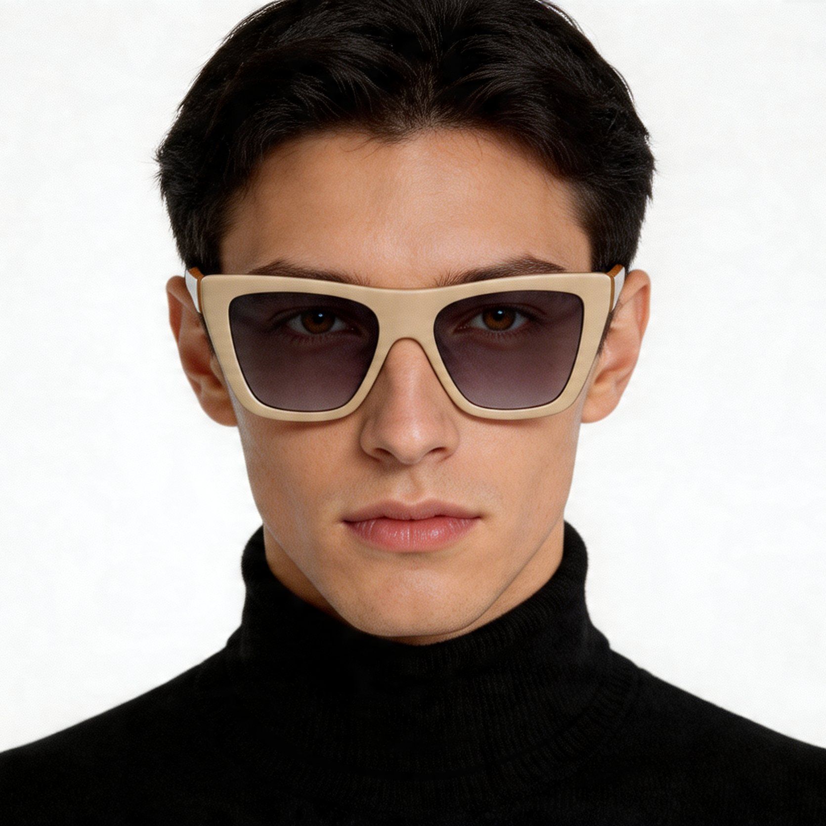 Butterfly Yellow Acetate Sunglasses #BS2012-1361