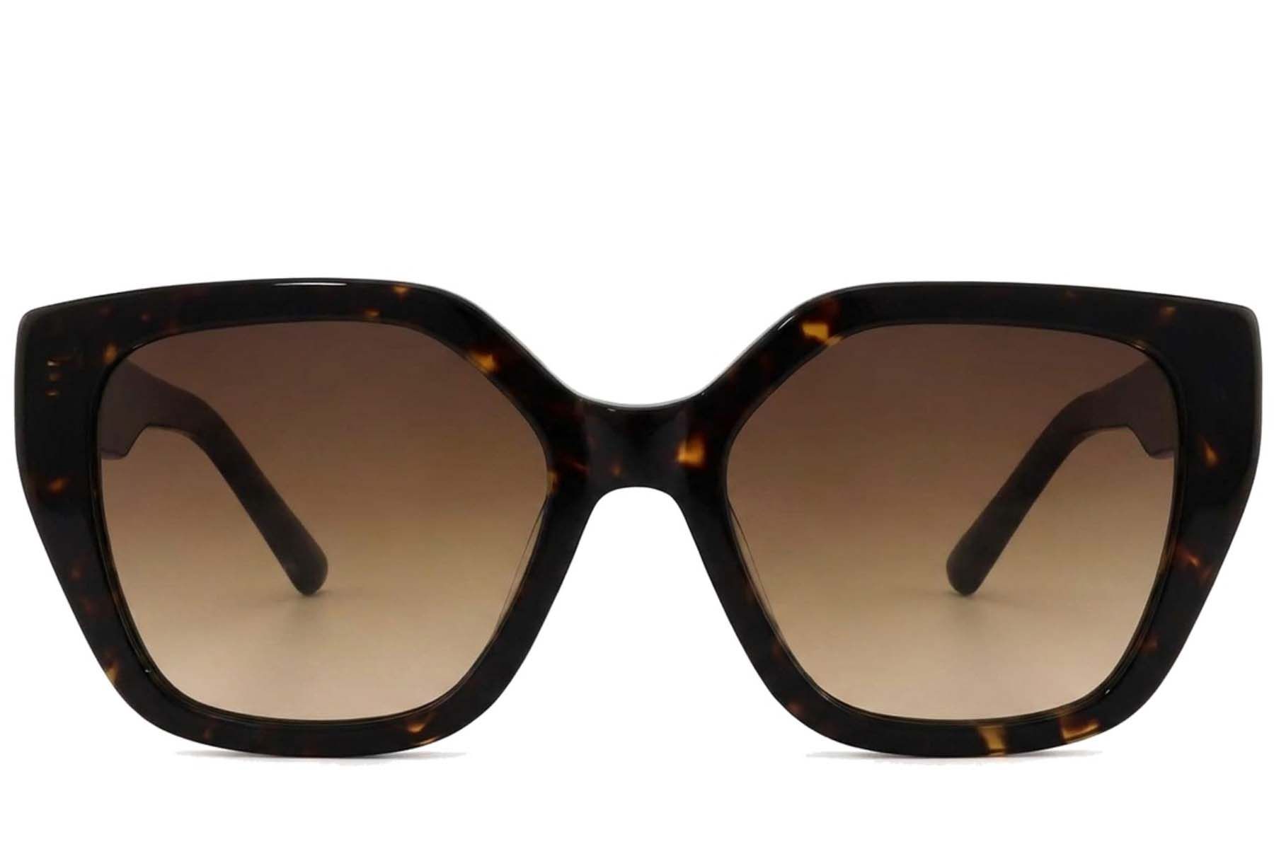 Geometric Tortoiseshell Acetate Sunglasses #BS2012-1366
