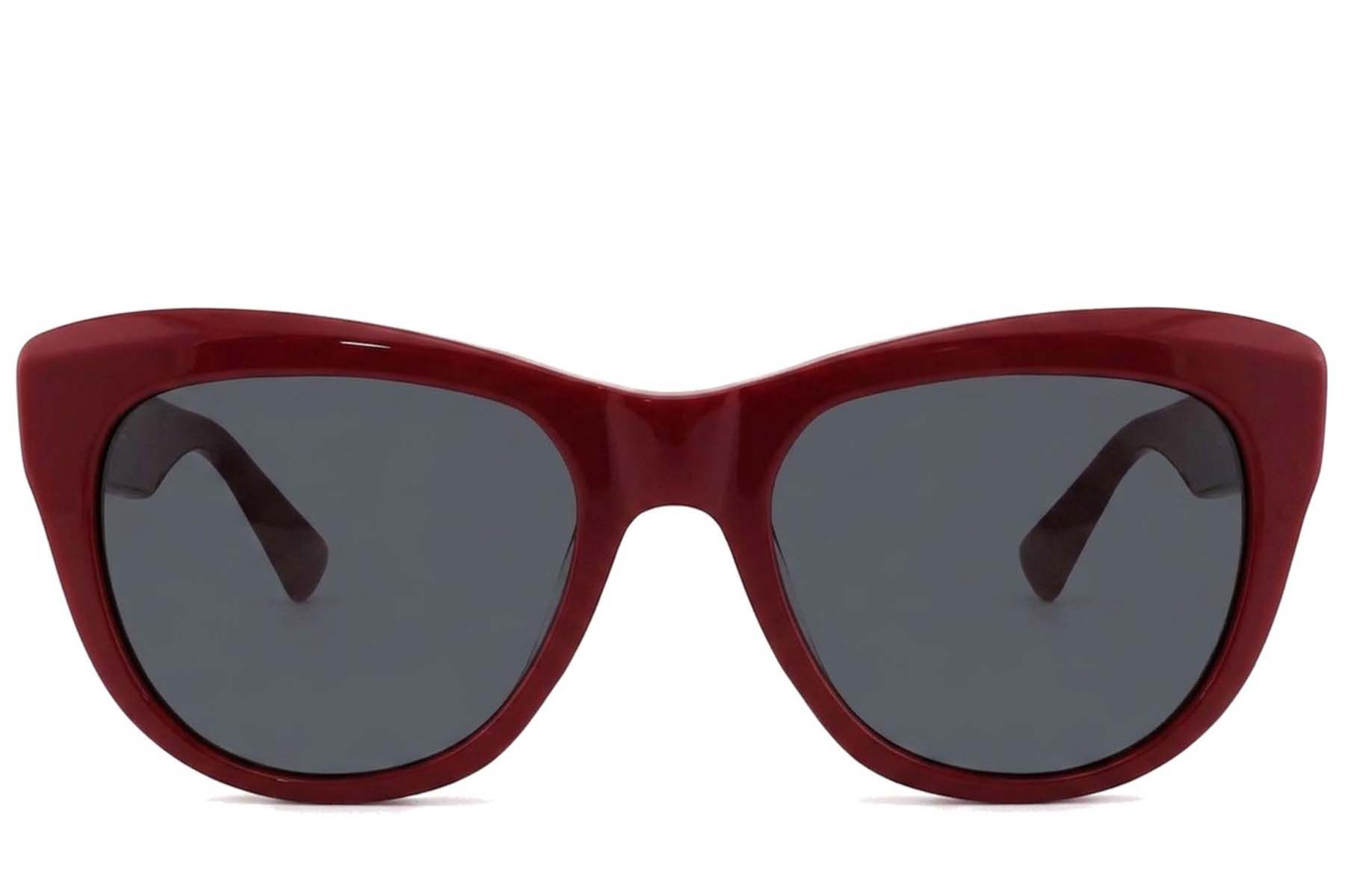 Butterfly Red Acetate Sunglasses #BS2012-1369