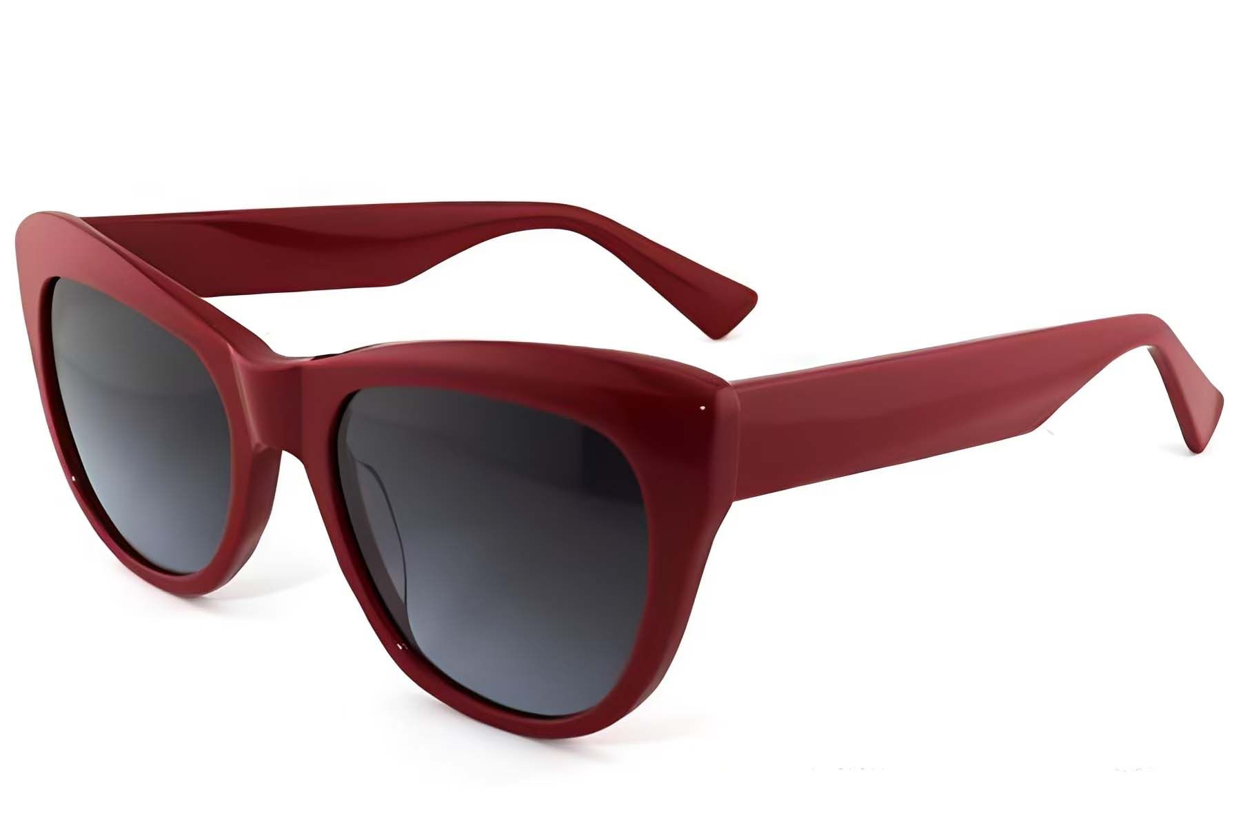 Butterfly Red Acetate Sunglasses #BS2012-1369