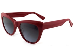 Occhiali da sole a farfalla in acetato rosso #BS2012-1369