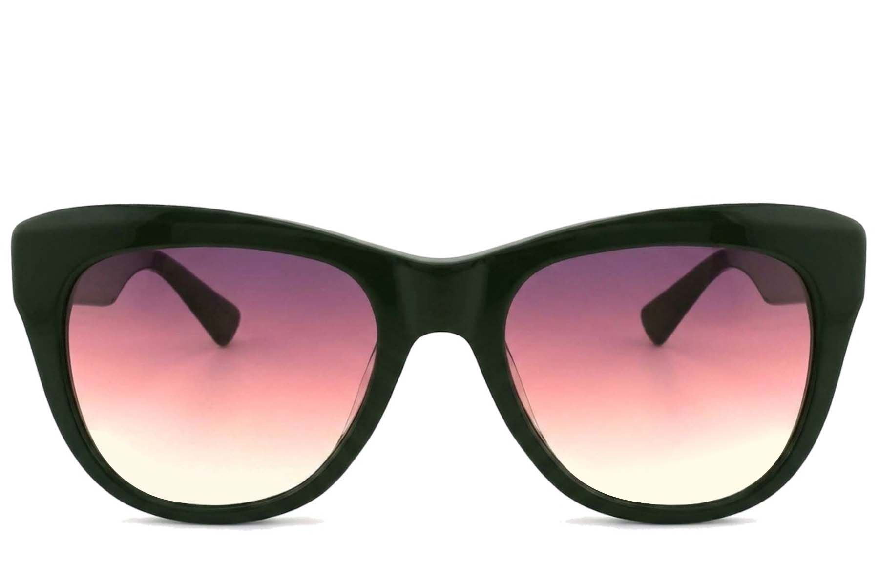 Butterfly Green Acetate Sunglasses #BS2012-1370