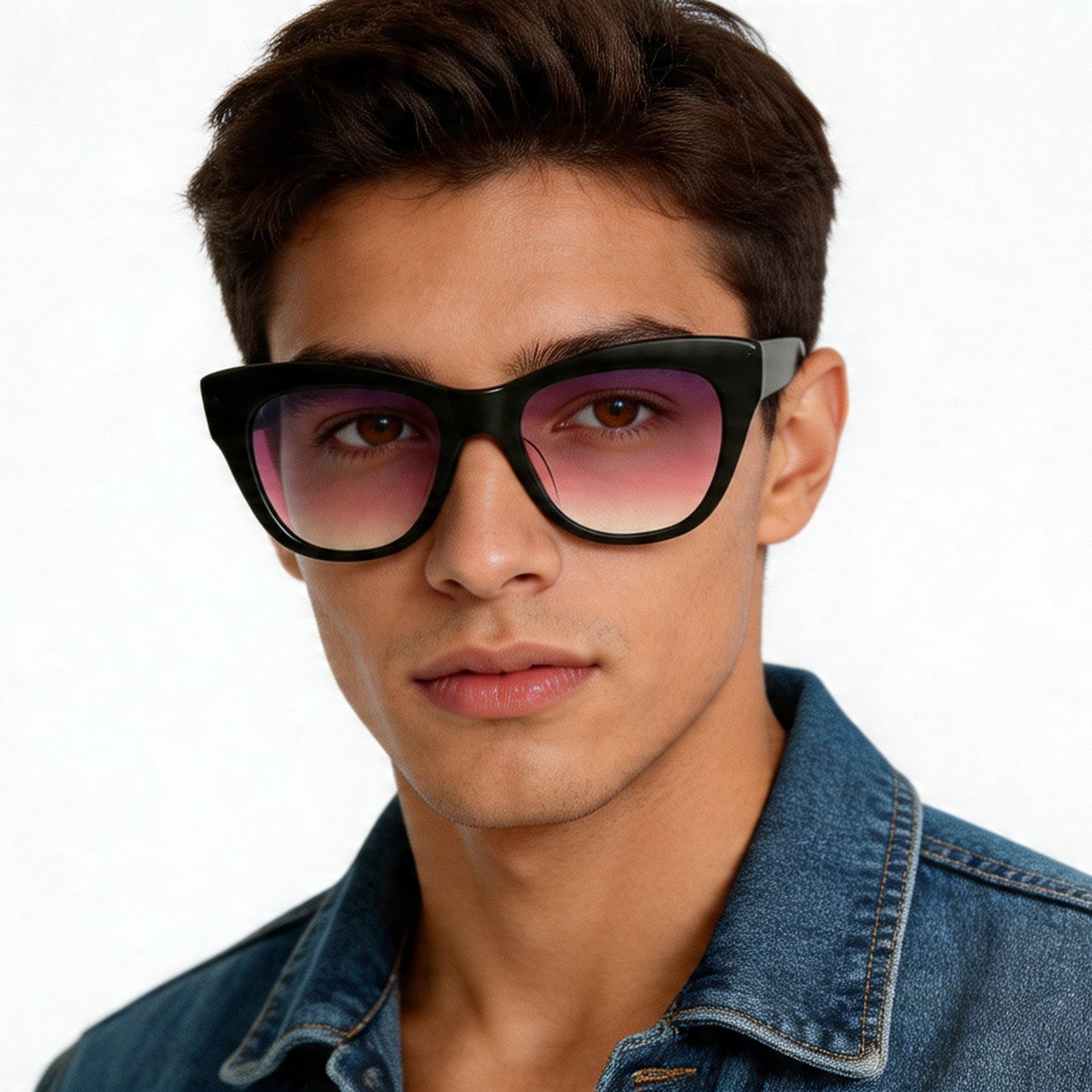 Butterfly Green Acetate Sunglasses #BS2012-1370