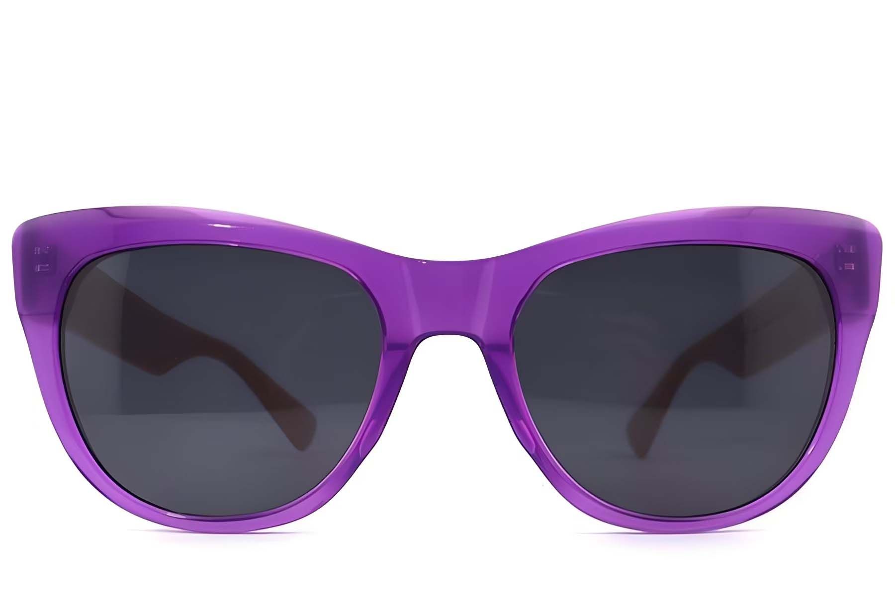 Occhiali da sole a farfalla in acetato viola #BS2012-1371