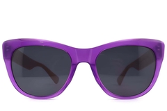 Occhiali da sole a farfalla in acetato viola #BS2012-1371