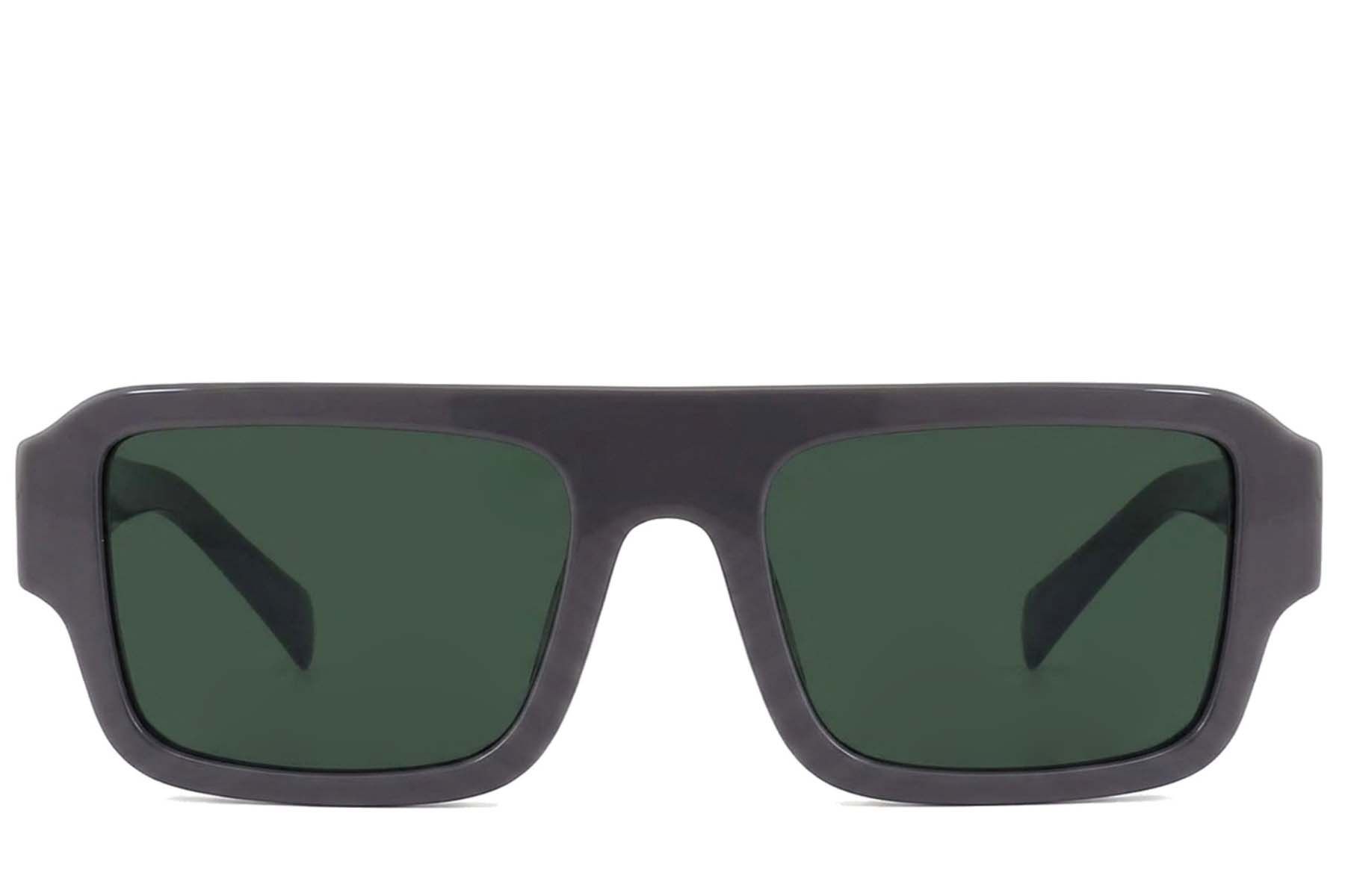 Aviator Grey Acetate Sunglasses #BS2012-1376