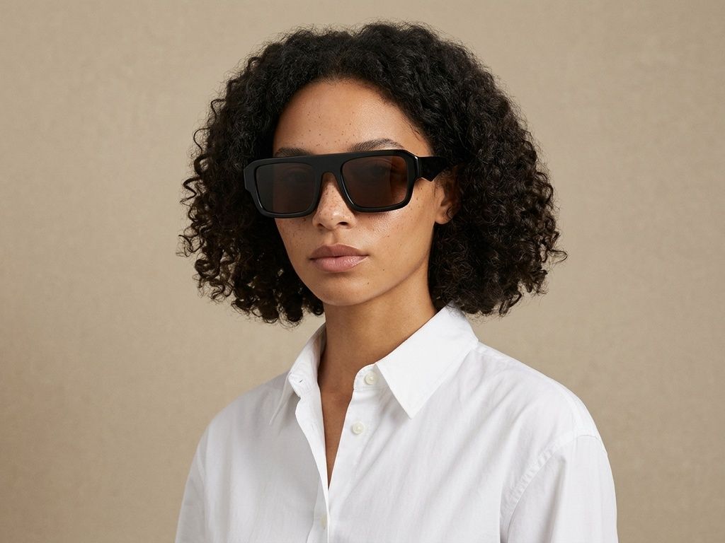 Aviator Green Acetate Sunglasses #BS2012-1377
