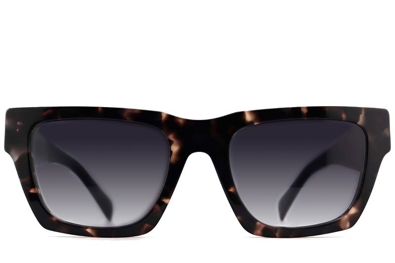 Rectangular Tortoiseshell Acetate Sunglasses #BS2012-1380