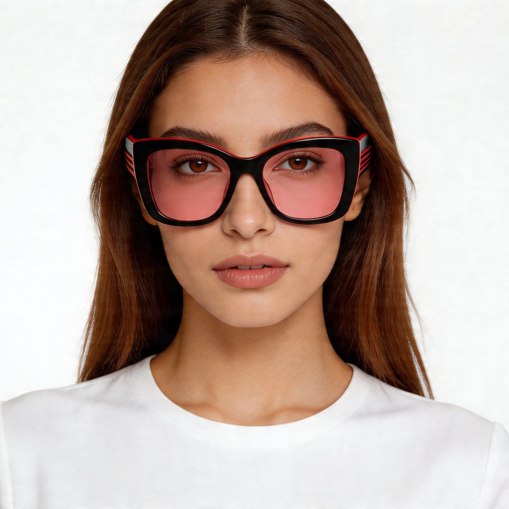 Butterfly Black Acetate Sunglasses #BS2012-1387