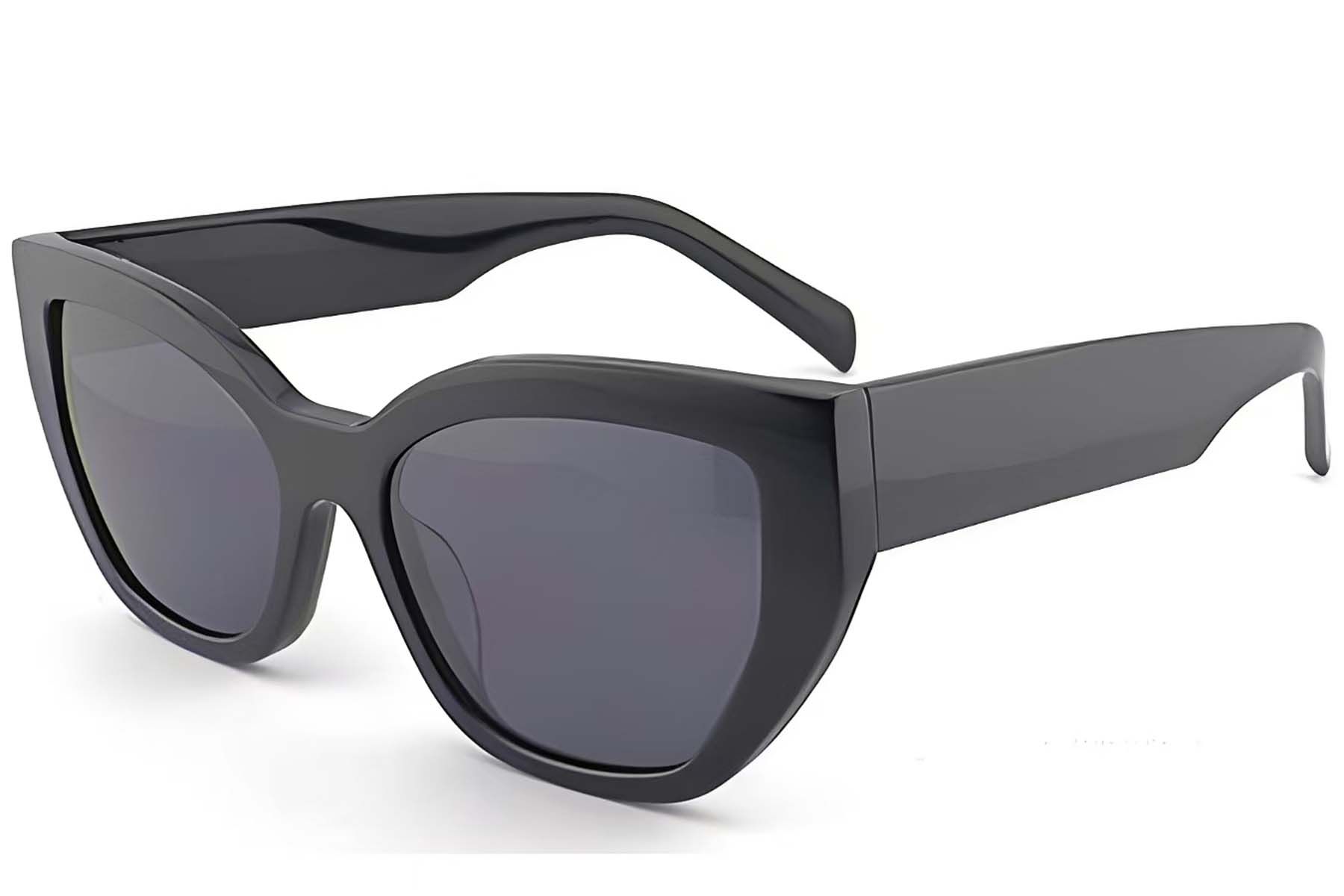 Butterfly Black Acetate Sunglasses #BS2012-1390
