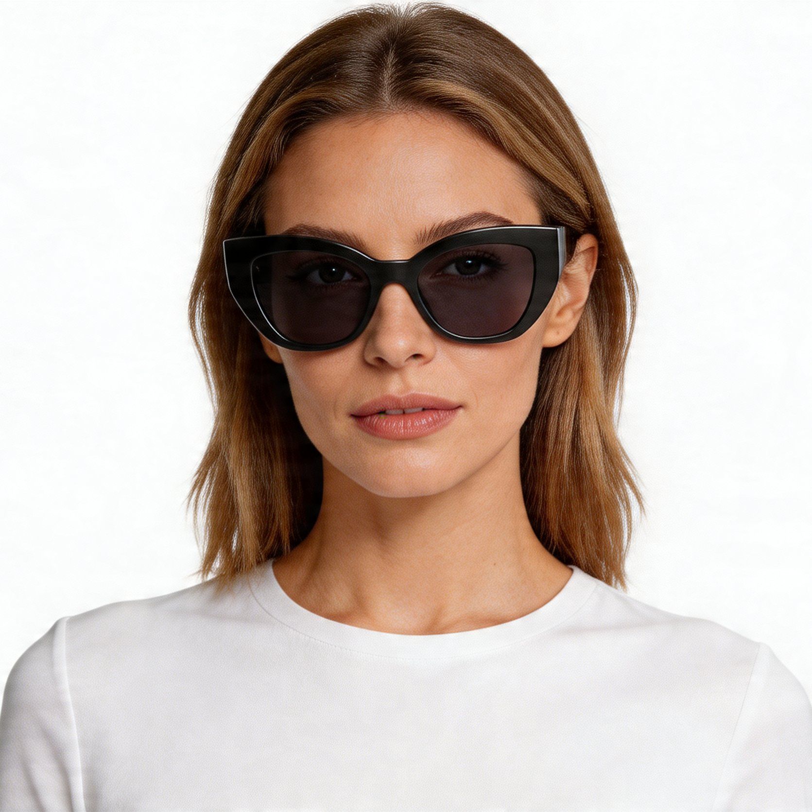 Butterfly Black Acetate Sunglasses #BS2012-1390