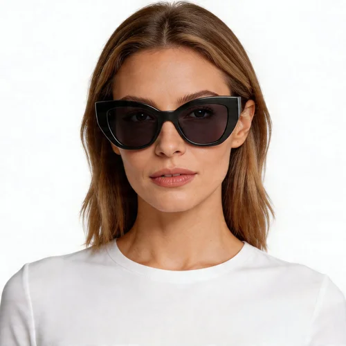Occhiali da sole Butterfly in acetato nero #BS2012-1390