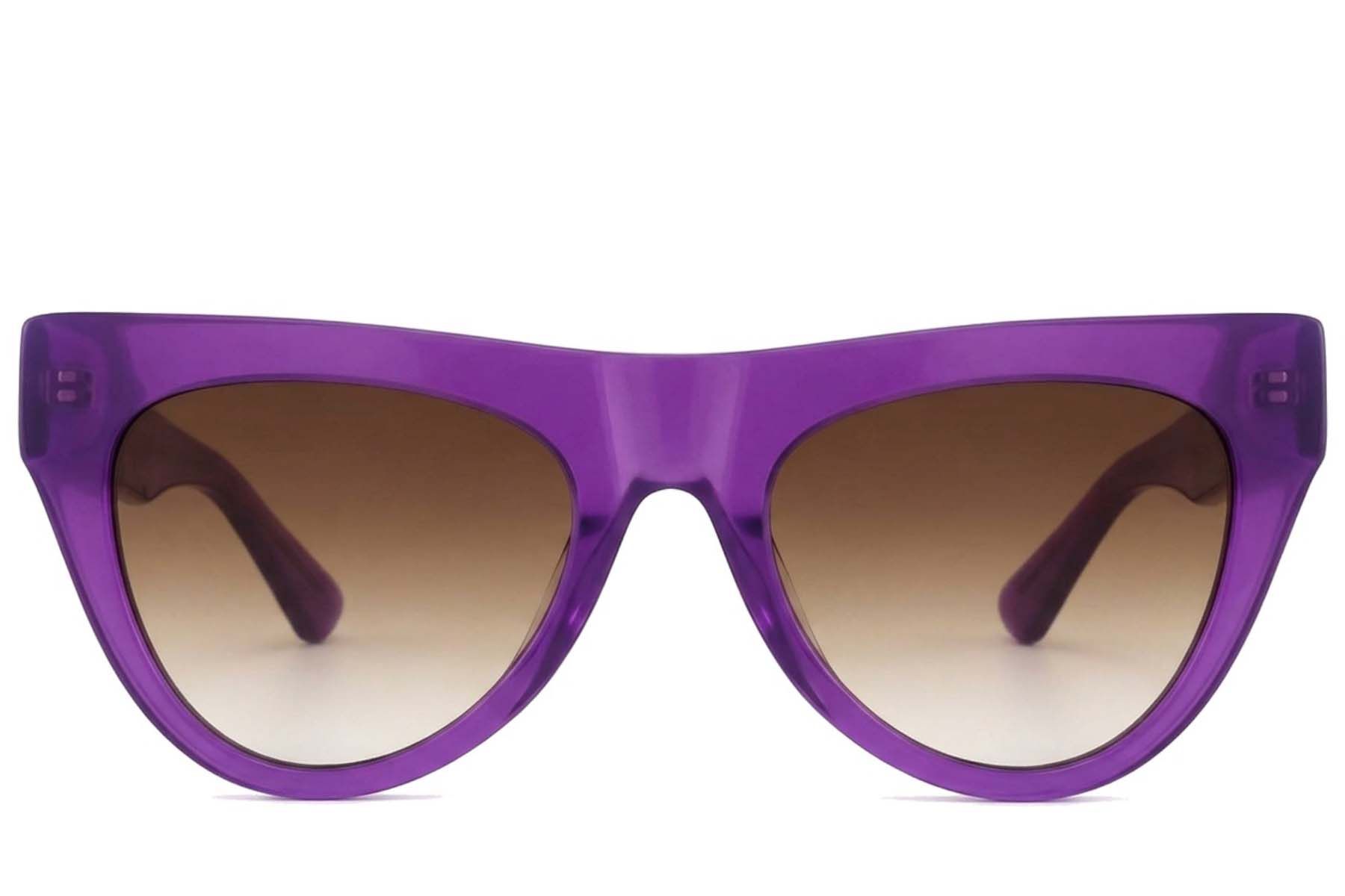 Lunettes de soleil papillon en acétate violet #BS2012-1399