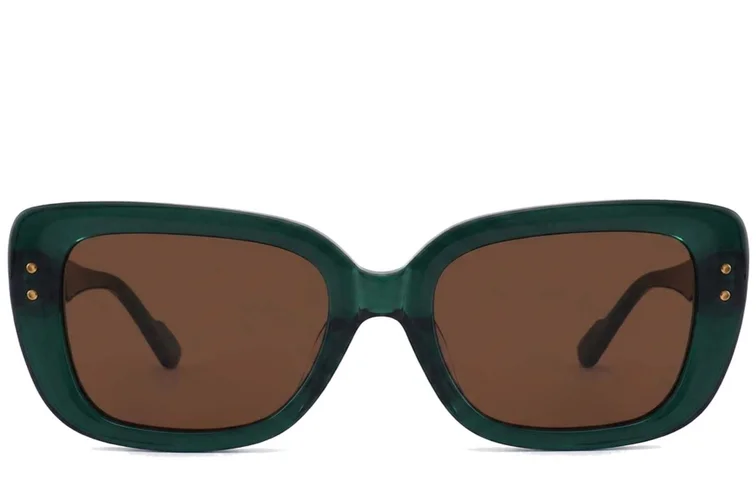 Butterfly Green Acetate Sunglasses #BS2012-1401