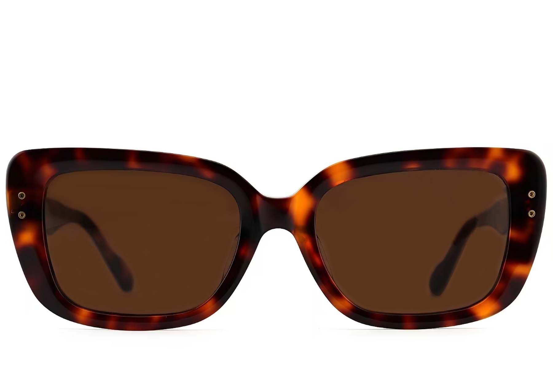 Gafas de sol de acetato con diseño de mariposa y carey #BS2012-1402