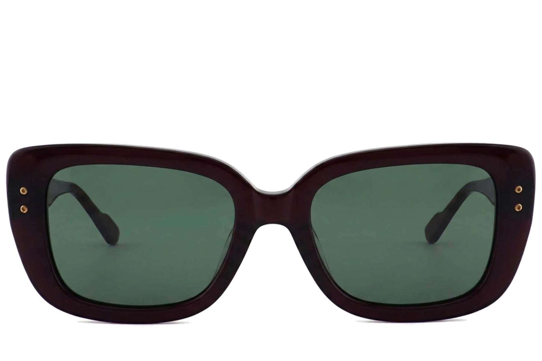 Lunettes de soleil papillon en acétate rouge #BS2012-1403