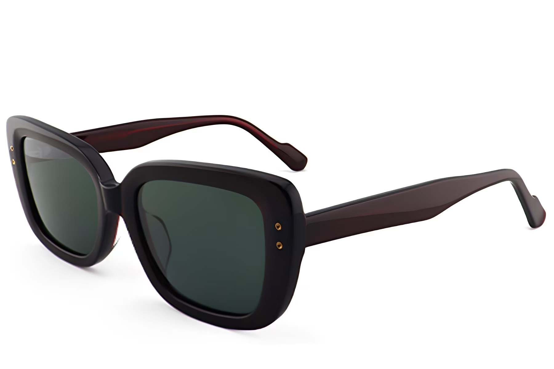 Butterfly Red Acetate Sunglasses #BS2012-1403