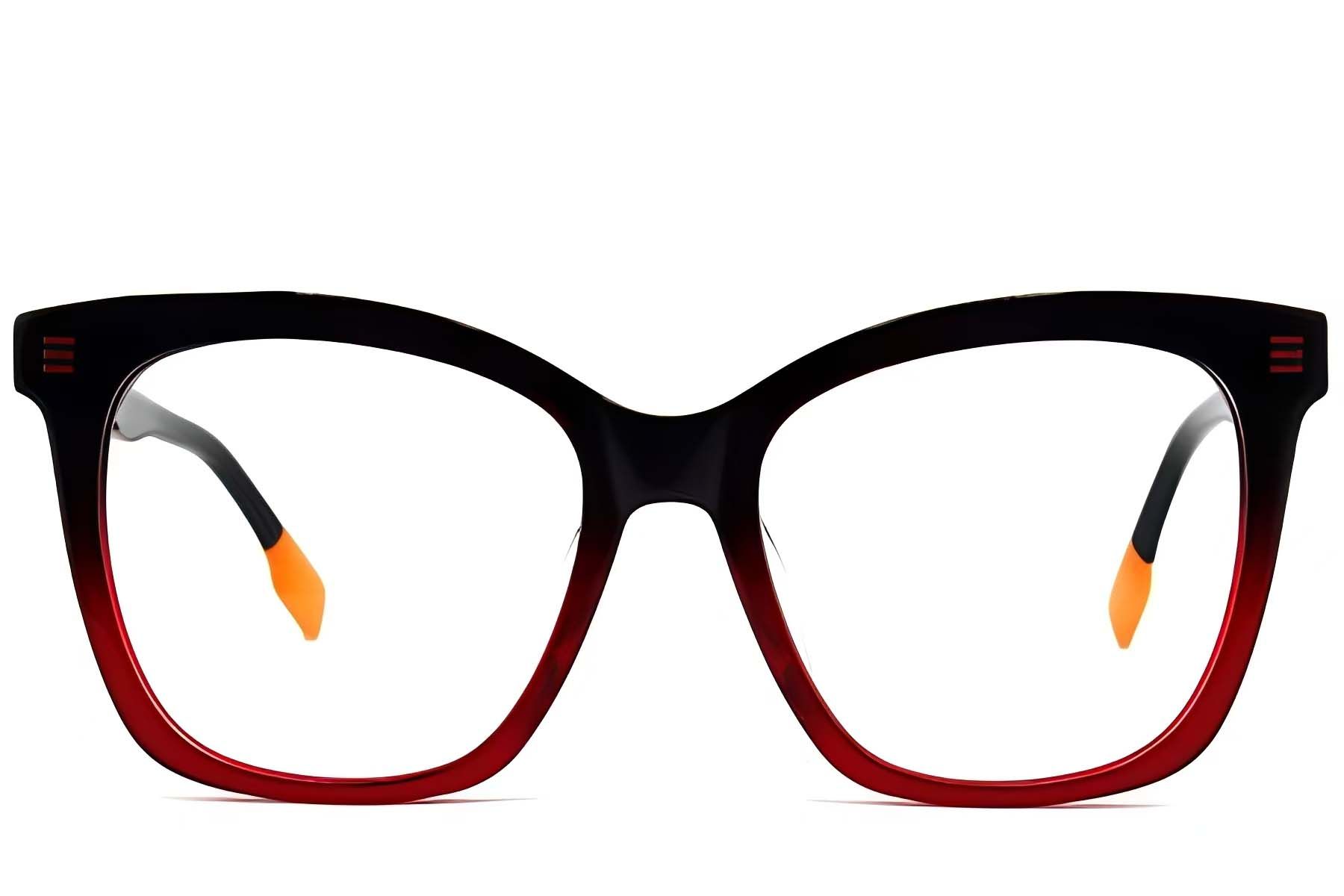 Butterfly Red Acetate Glasses #BS2012-1408