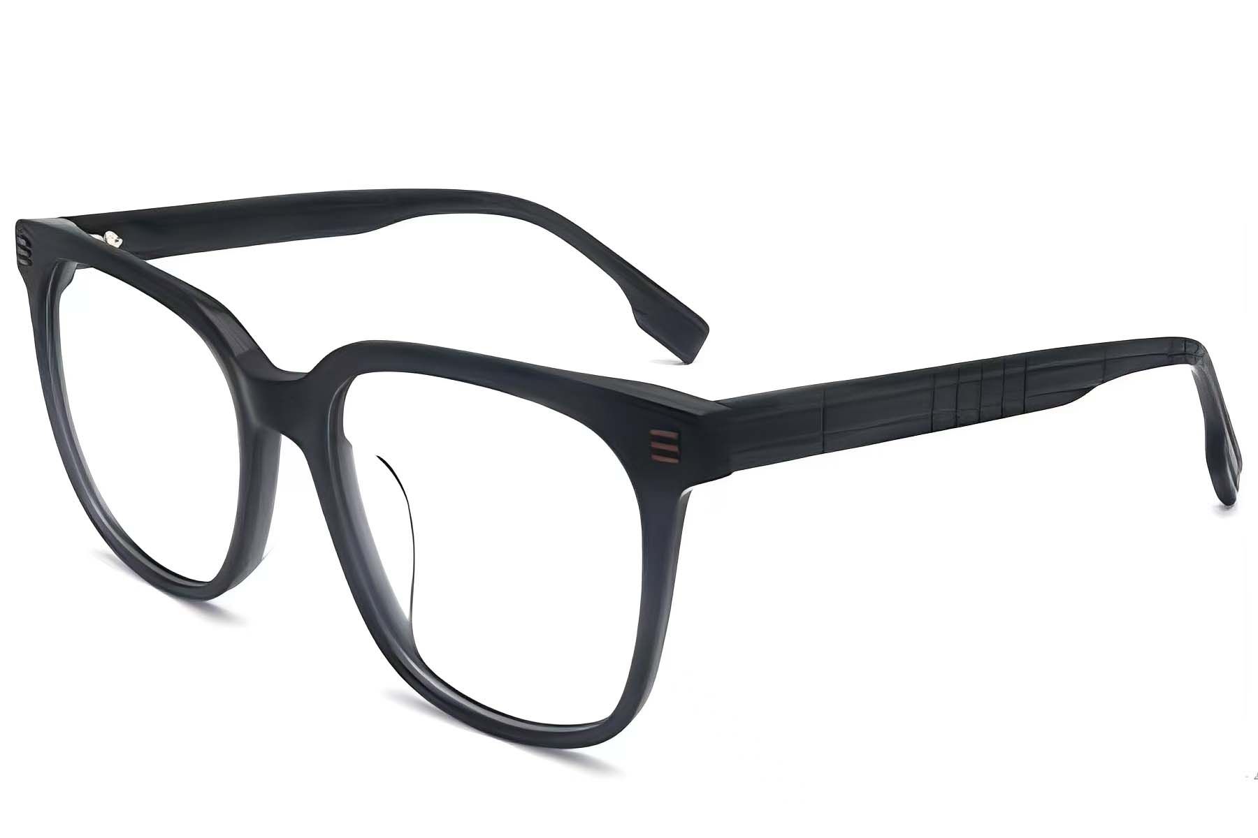 Oval Grey Acetate Glasses #BS2012-1411