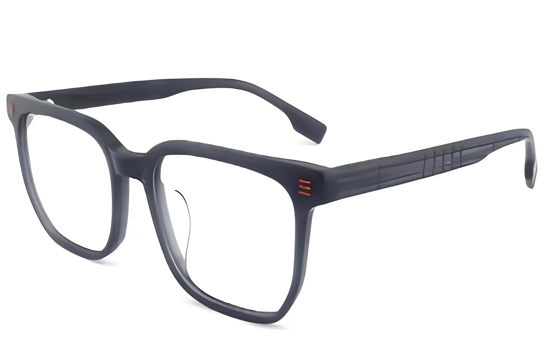 Vasos rectangulares de acetato gris #BS2012-1421